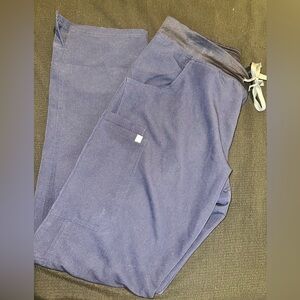 Figs navy kade cargo scrub pant